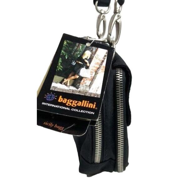 Baggallini Sicily Black International Collection Crossbody Bag - Picture 4 of 8